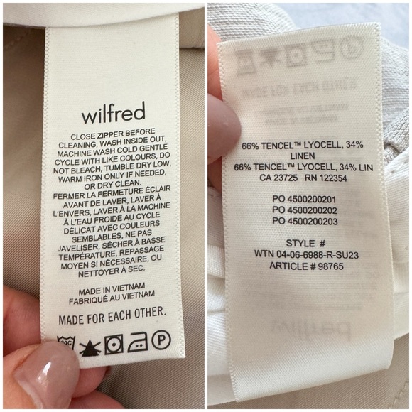 🏷️ SOLD • WILFRED • The Effortless Pant™ Linen in Natural Ecru • 10 - Picture 13 of 15